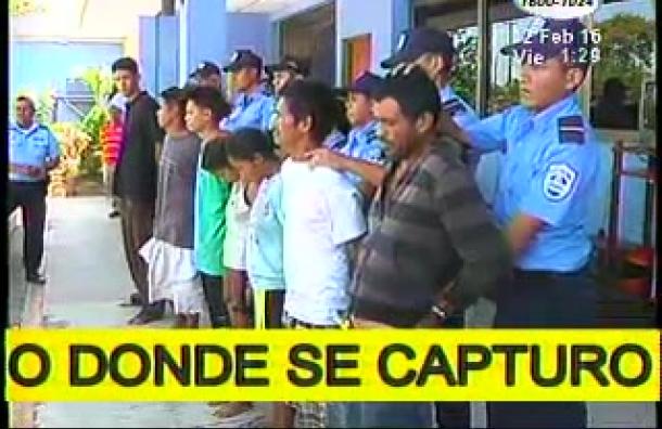 Operativo policial dejó 7 detenidos en Ciudad Sandino